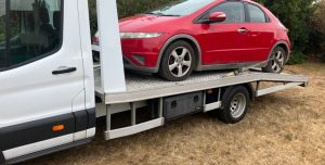 Scrap car collection in Folkestone