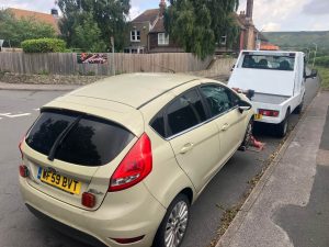 Scrap car collection in Folkestone
