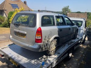 Scrap car collection in Folkestone